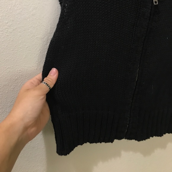 27 MILES SZ S KNIT HOODIE SWEATER VEST - Picture 2 of 4